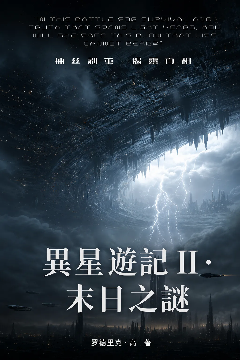 罗德里克·高科幻小说《异星游记Ⅱ·末日之谜》封面